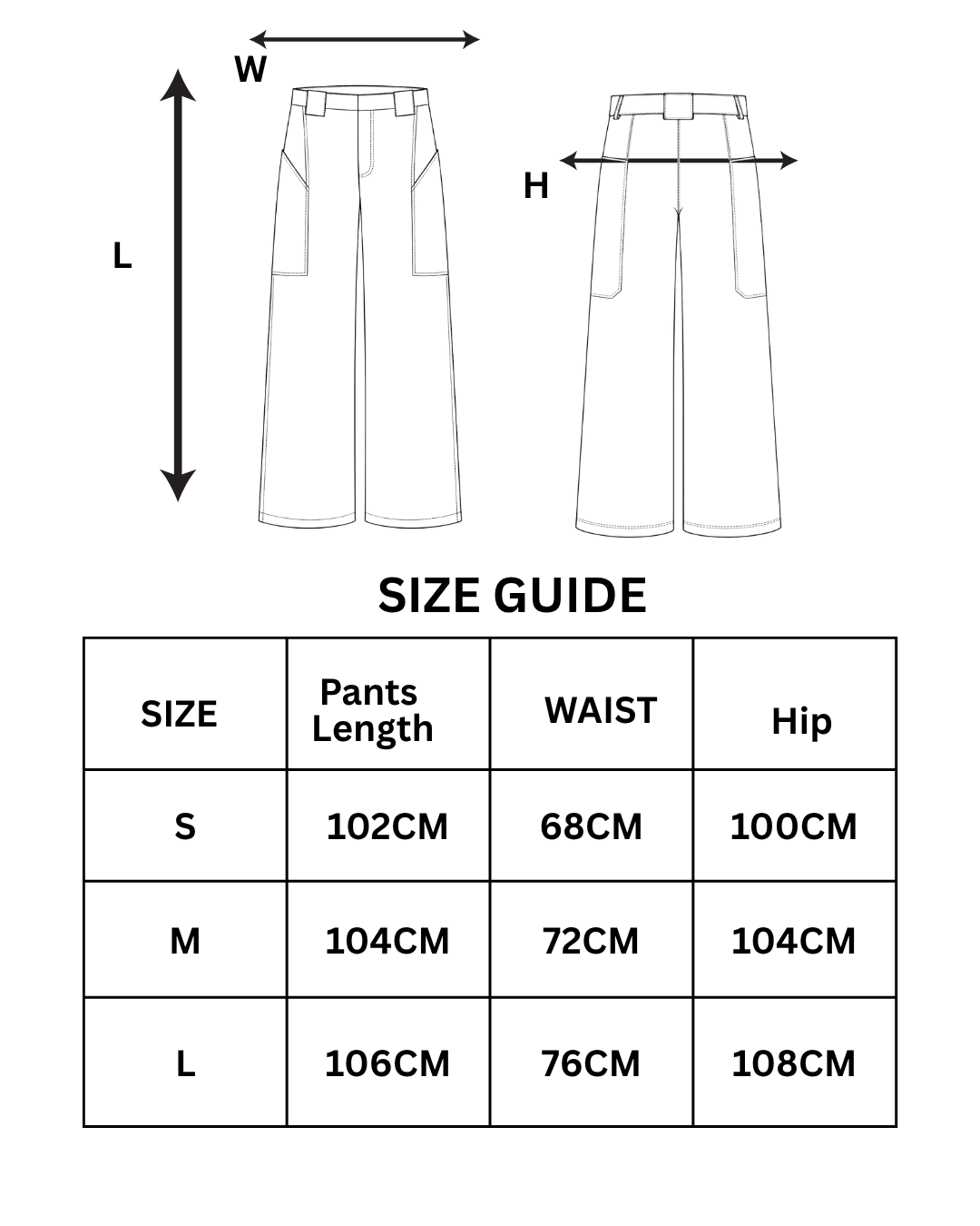 Cargo Flare Pants