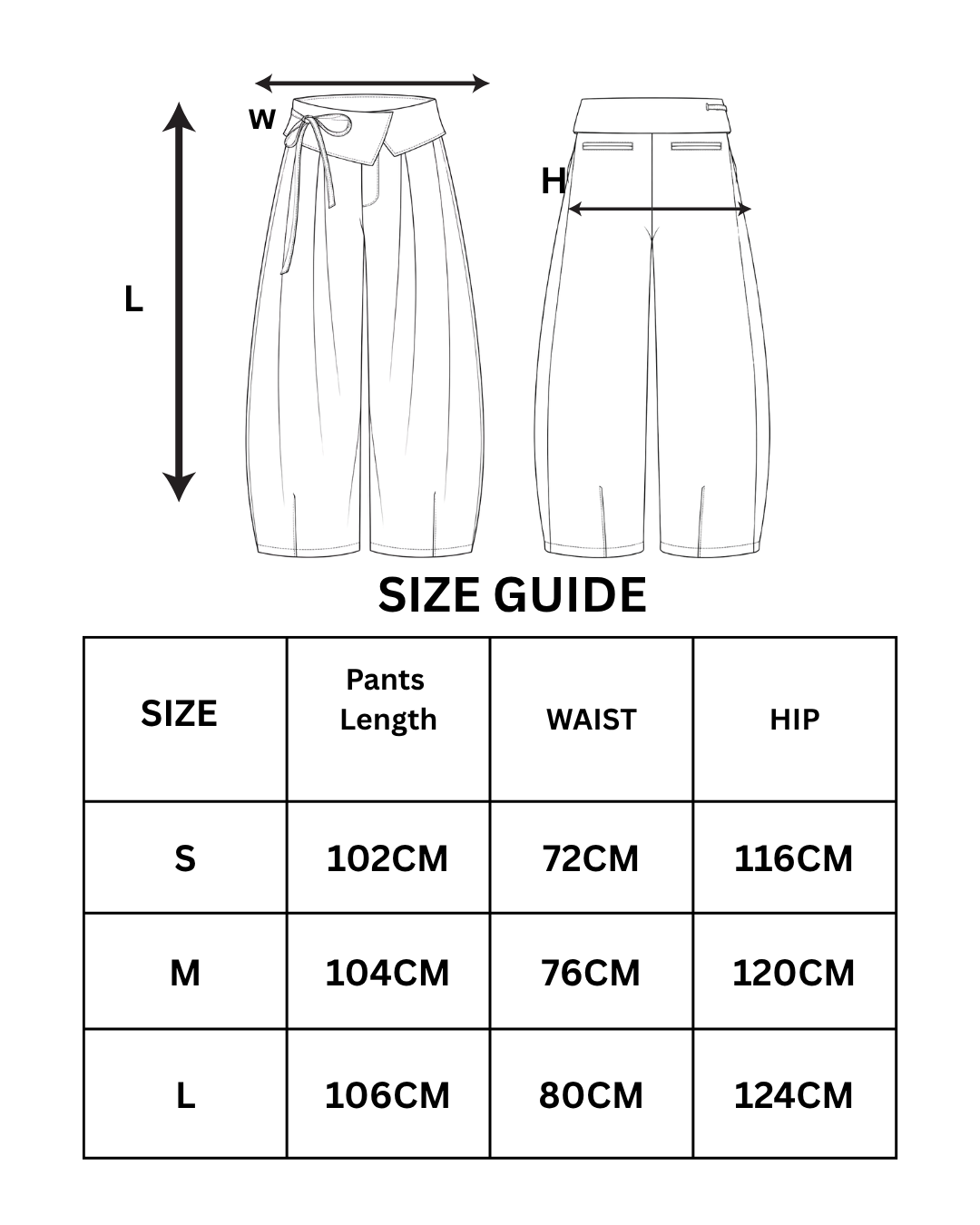 Fold-Waist Trousers