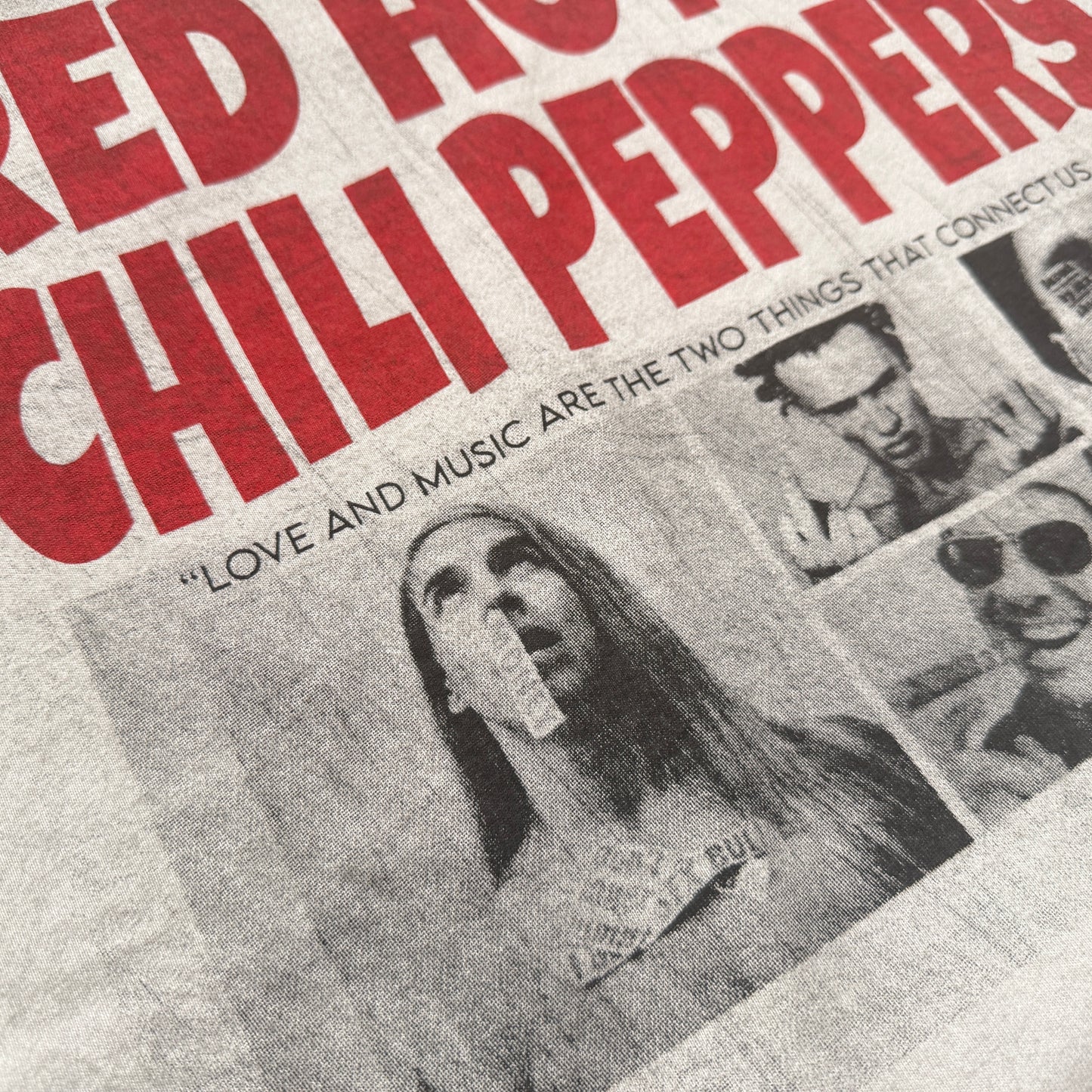 Red Hot Chilli Peppers White Graphic T-Shirt