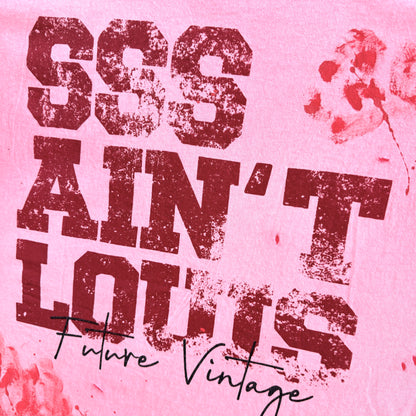 Saint Louis Raw Edge Pink Graphic T-Shirt