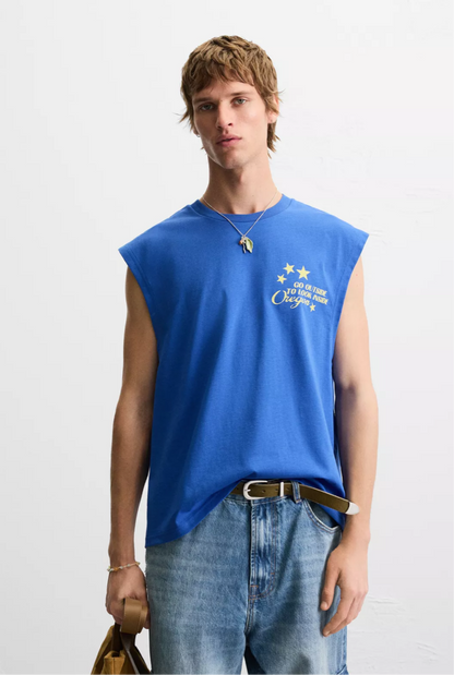 PRINTED TANK TOP