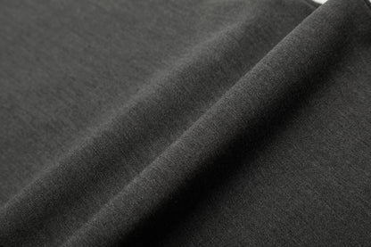 Charcoal Wide-Leg Tailored Trousers