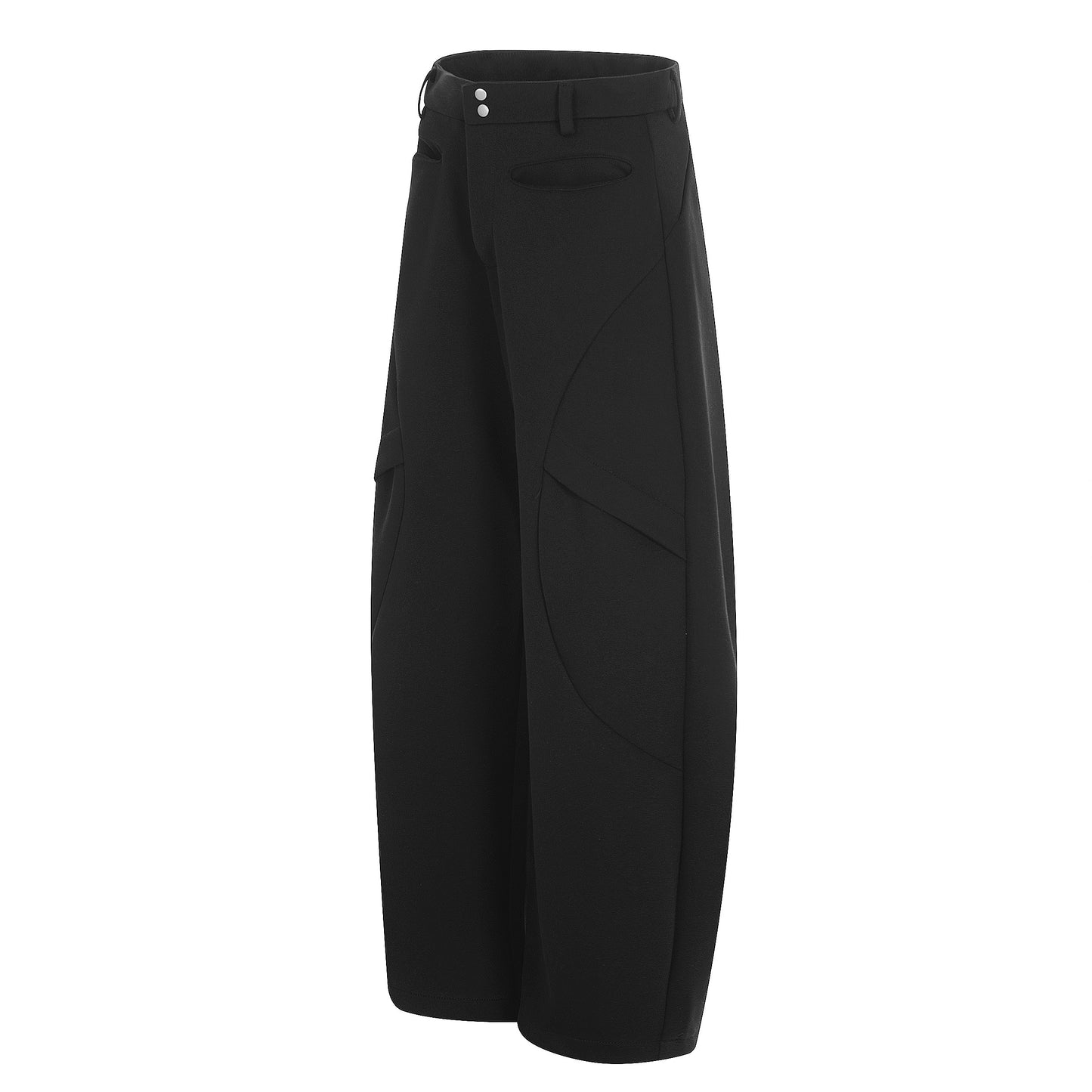 Arc Panel Wide-Leg Sweatpants