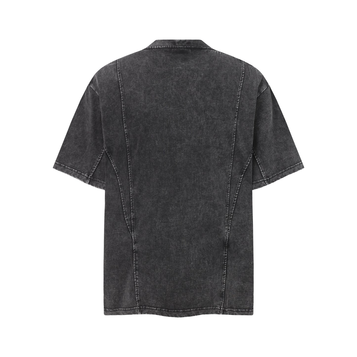 Acid Wash Seam Detail Oversized T-Shirt