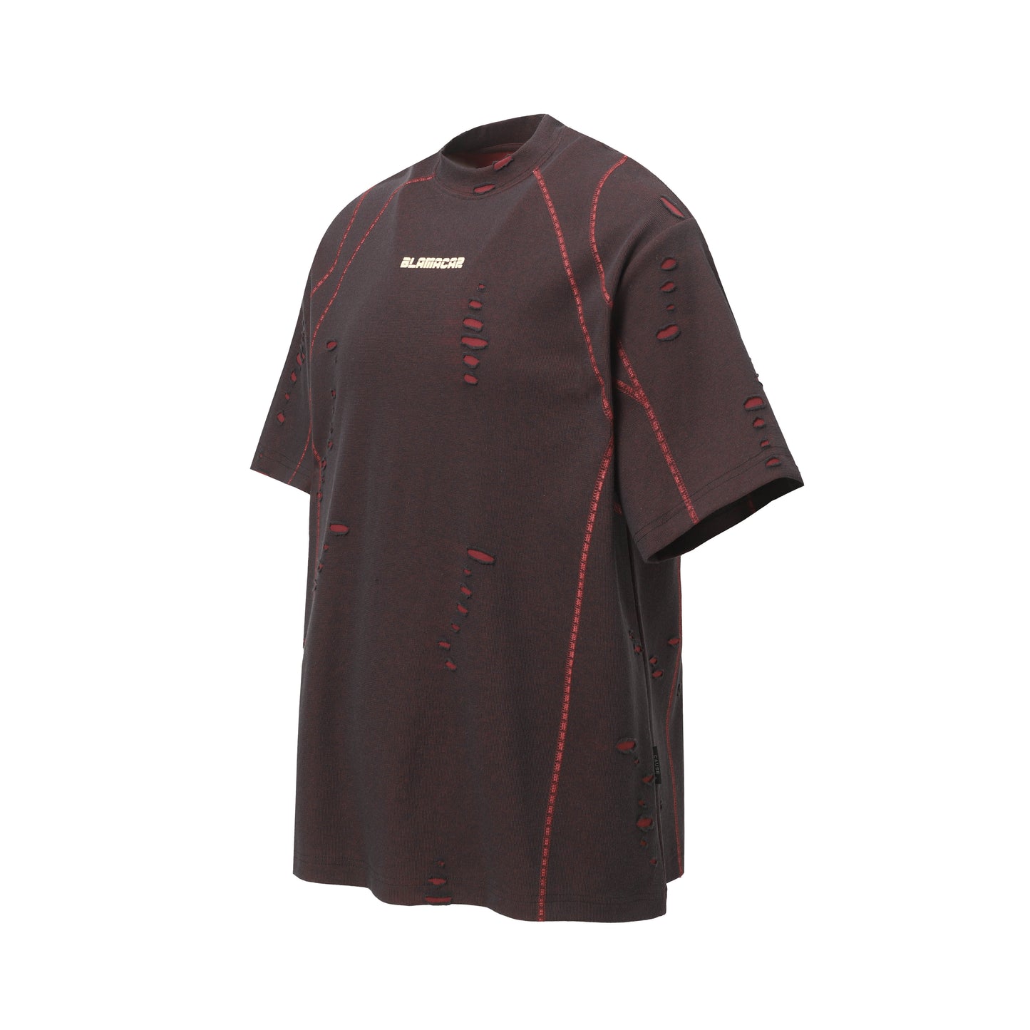 Scarline Distress Seam Tshirt