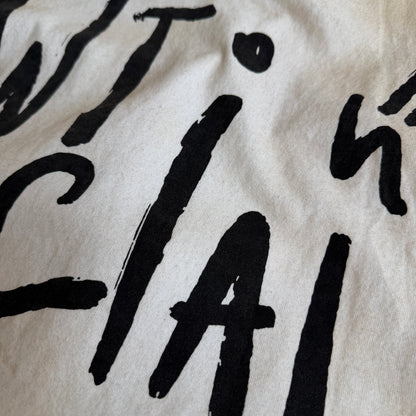 Rebel World Raw Edge Cream T-Shirt