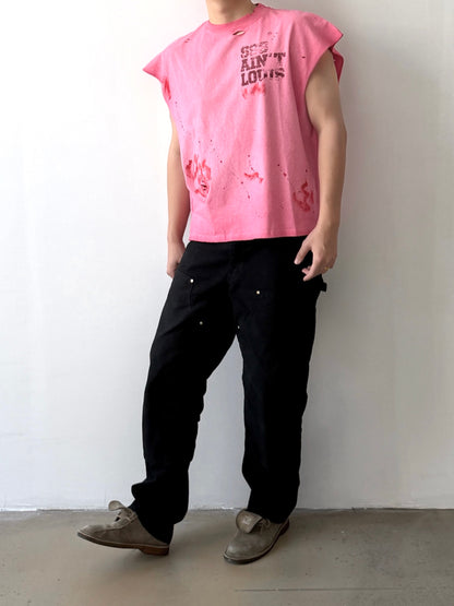 Saint Louis Raw Edge Pink Graphic T-Shirt