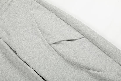 Arc Panel Wide-Leg Sweatpants