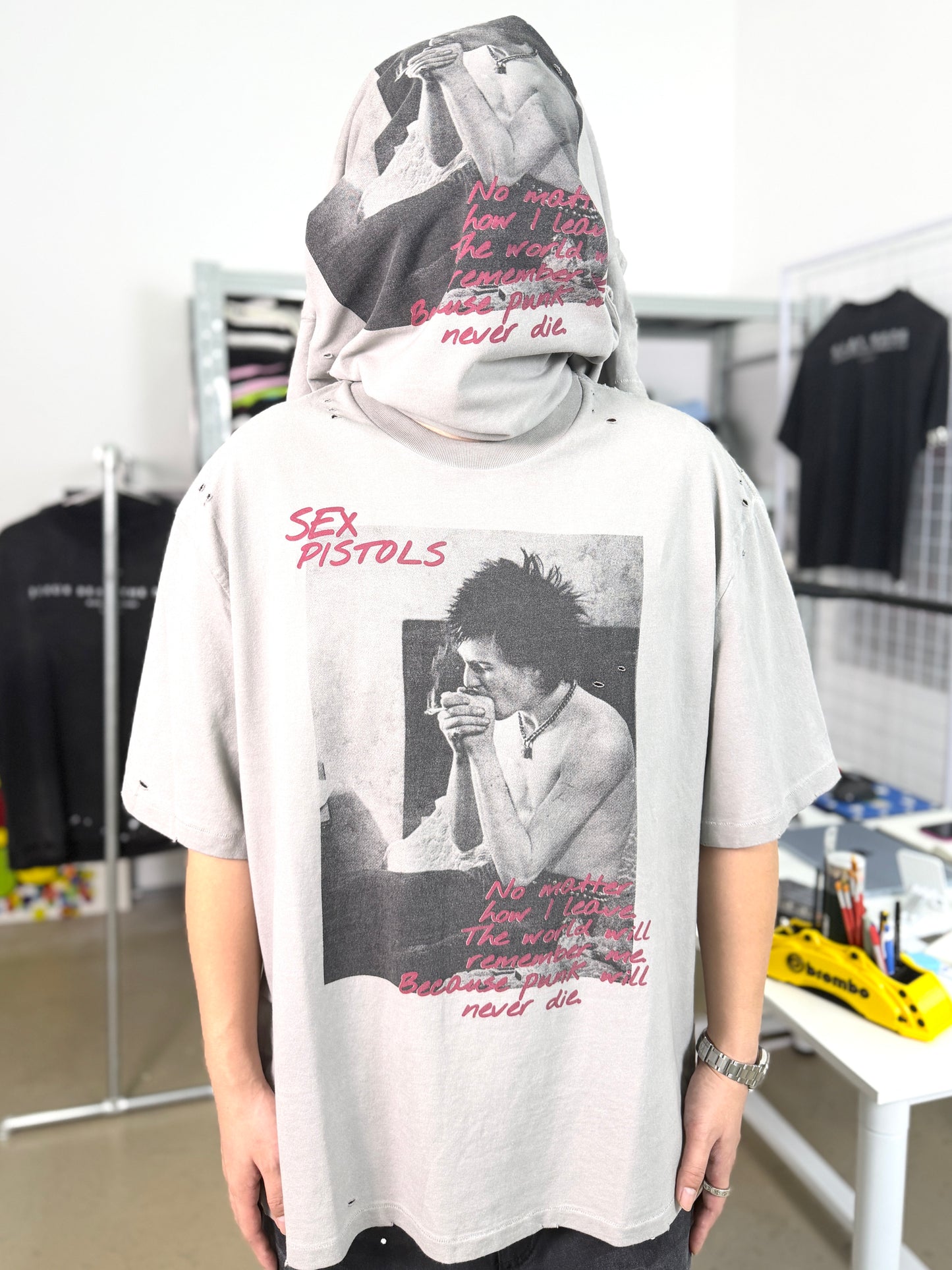 Punk Rock Vintage Graphic Oversized T-Shirt