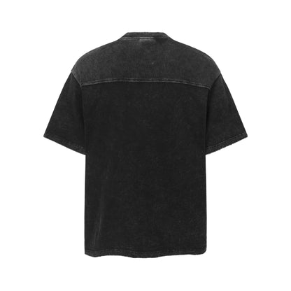 Contrast Zip Pocket Oversized T-Shirt