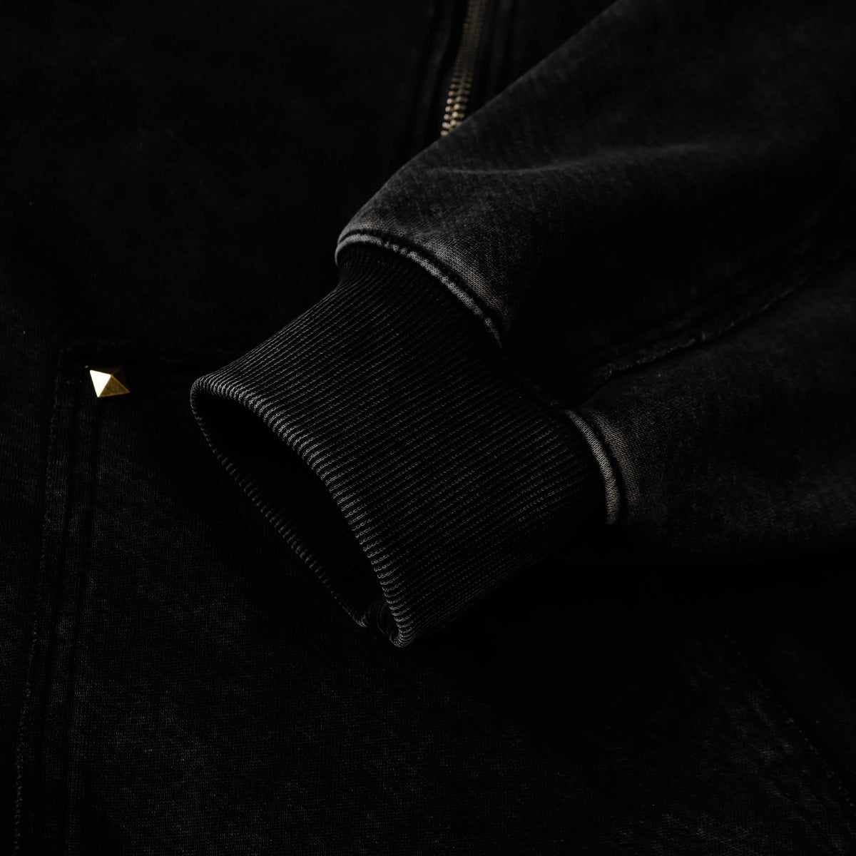 Rivet Zip Hoodie