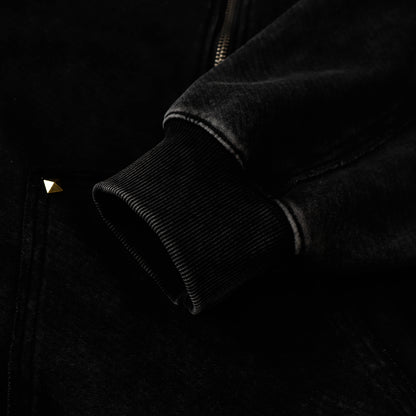 Rivet Zip Hoodie