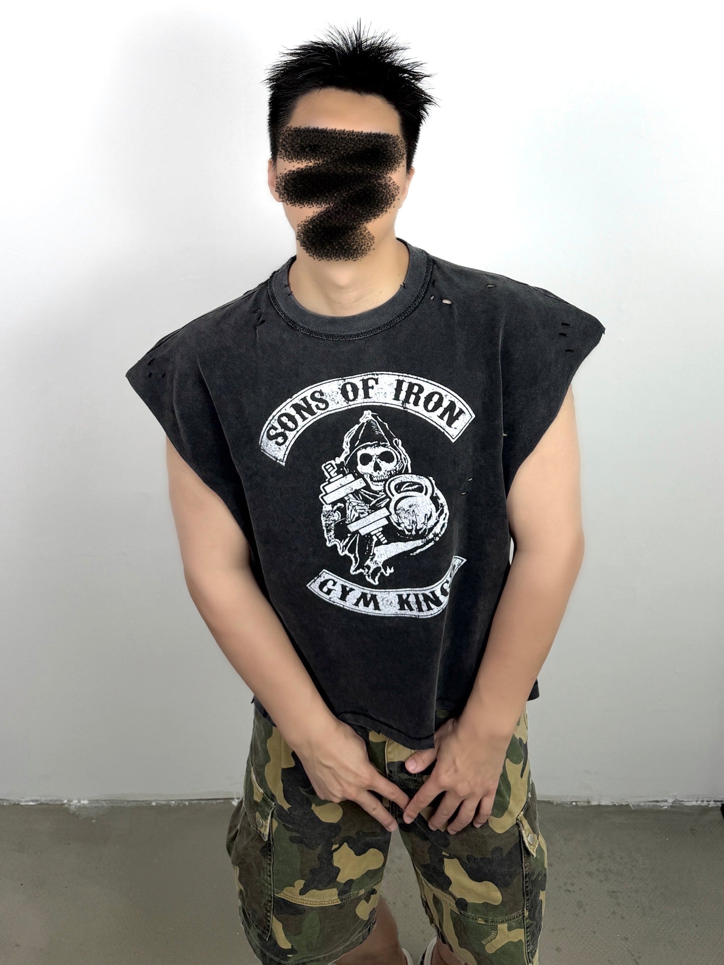 Iron Brotherhood Raw Edge Muscle Tee