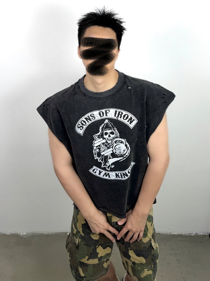 Iron Brotherhood Raw Edge Muscle Tee