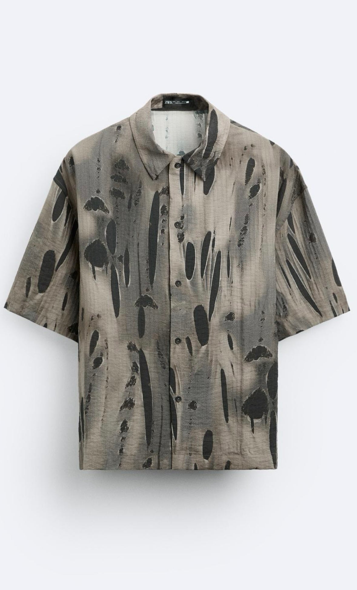 Abstract print shirt