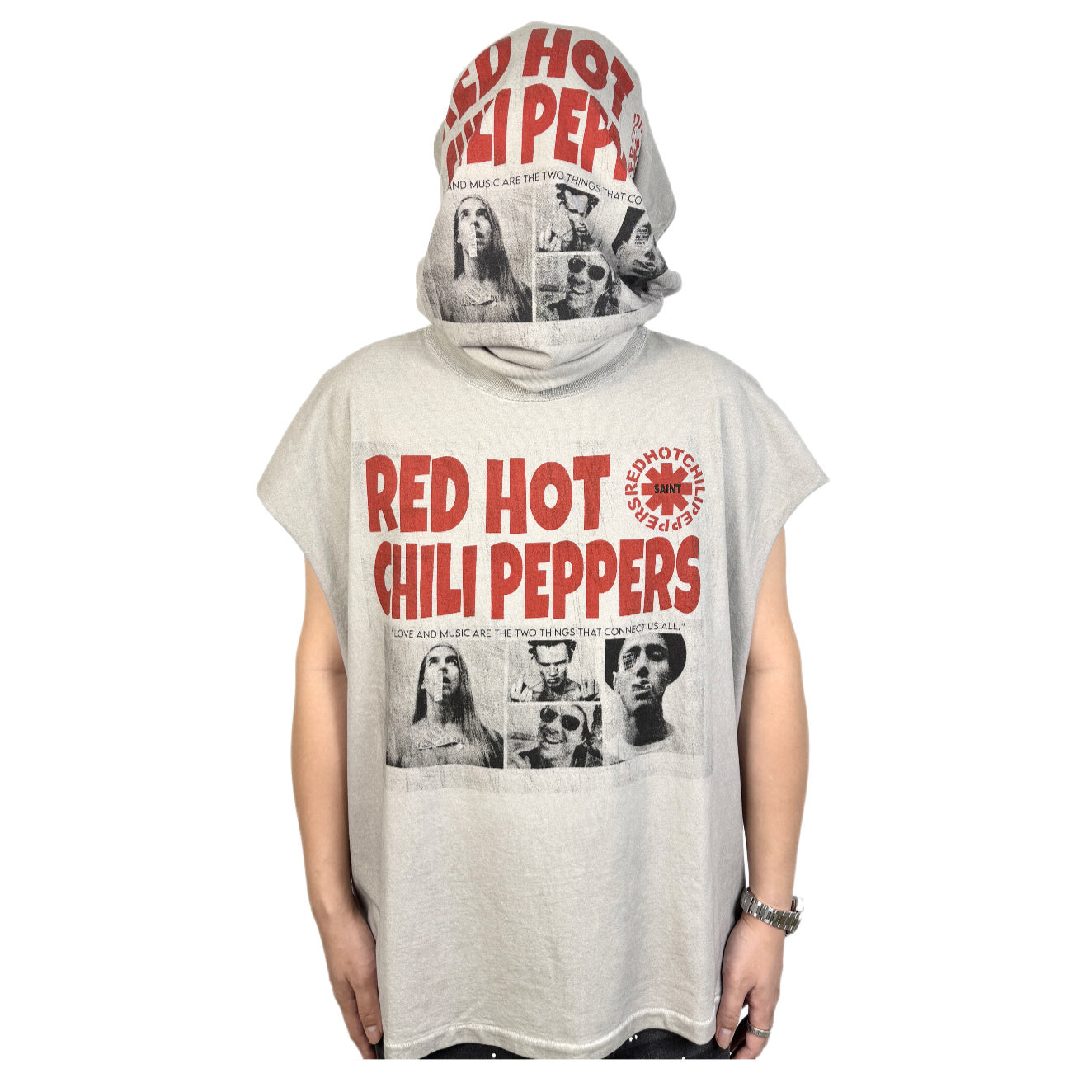 Red Hot Chilli Peppers White Graphic T-Shirt