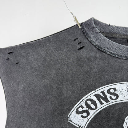 Iron Brotherhood Raw Edge Muscle Tee