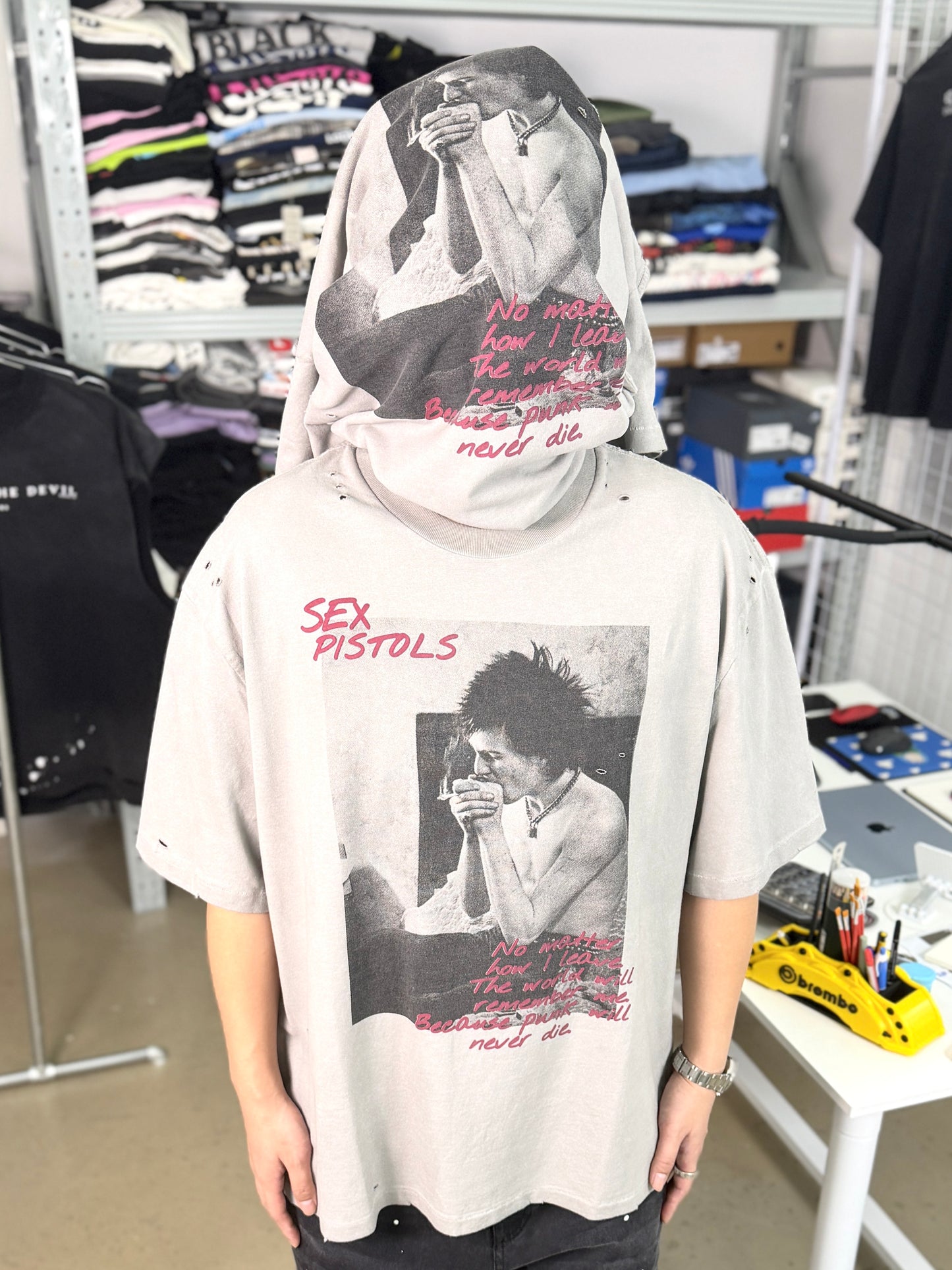 Punk Rock Vintage Graphic Oversized T-Shirt