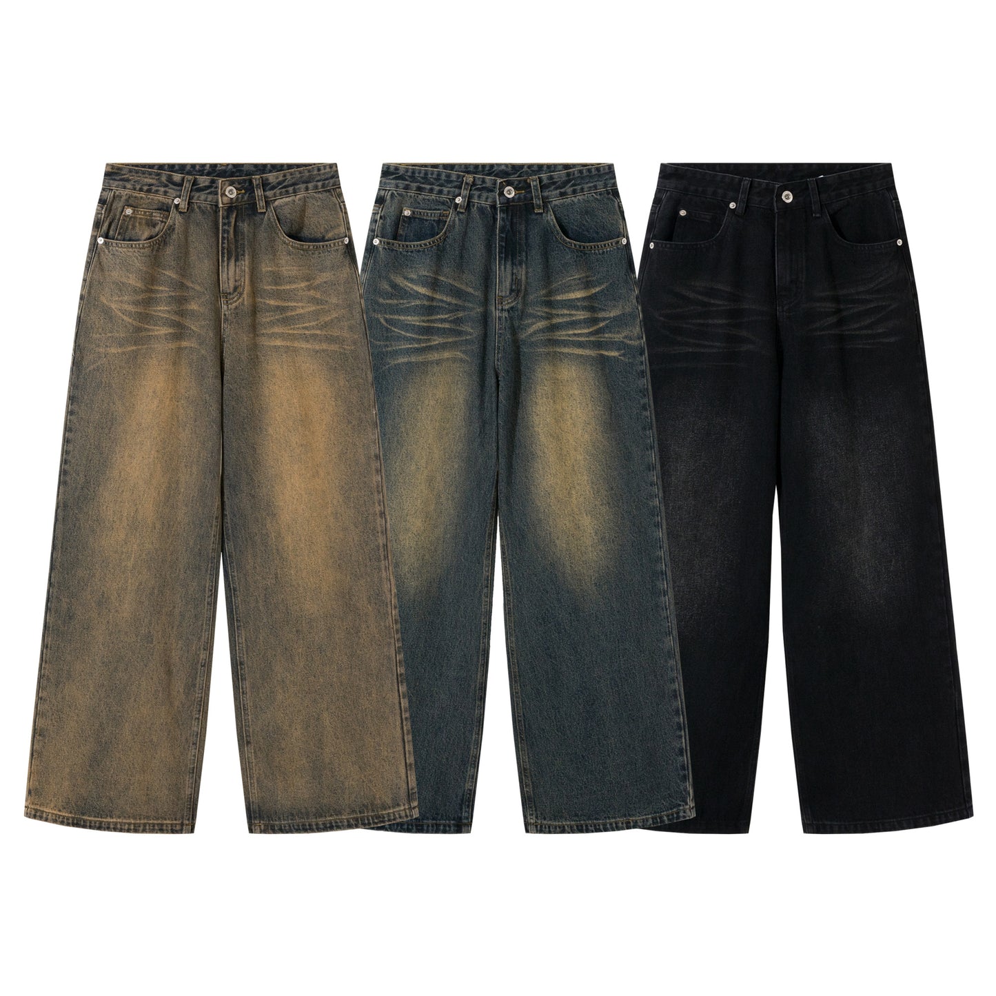 Fade Wide-Leg Jeans