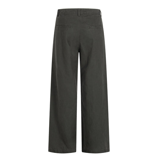 Frontier Obsidian Pleat Wide Trousers