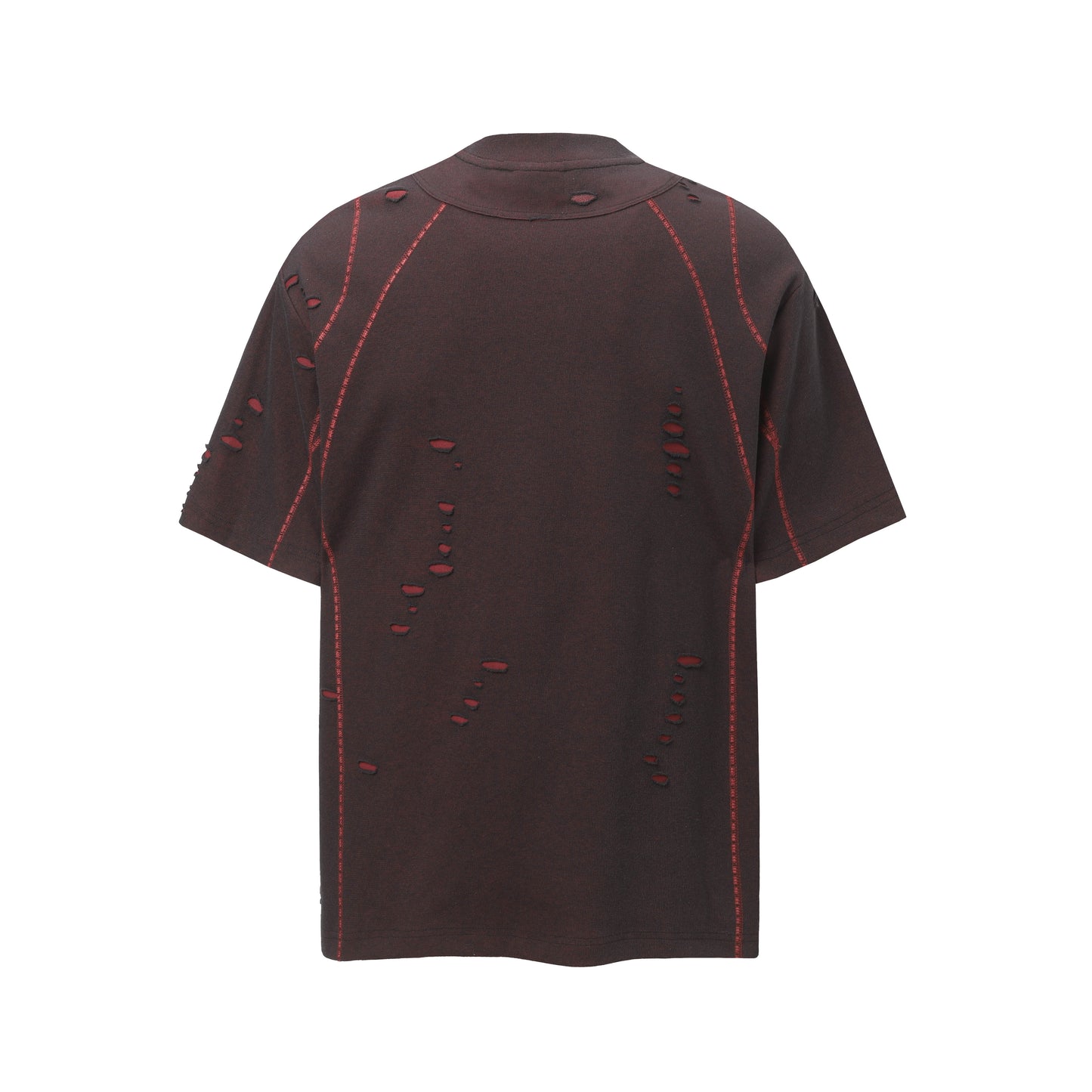 Scarline Distress Seam Tshirt