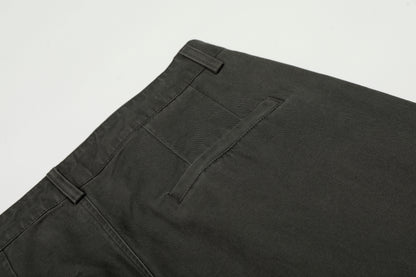 Frontier Obsidian Pleat Wide Trousers