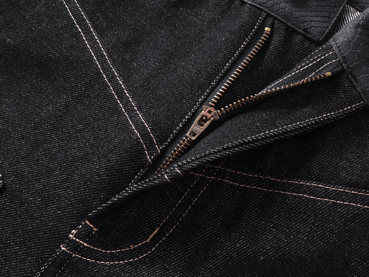 Tribal Wide-Leg Jeans