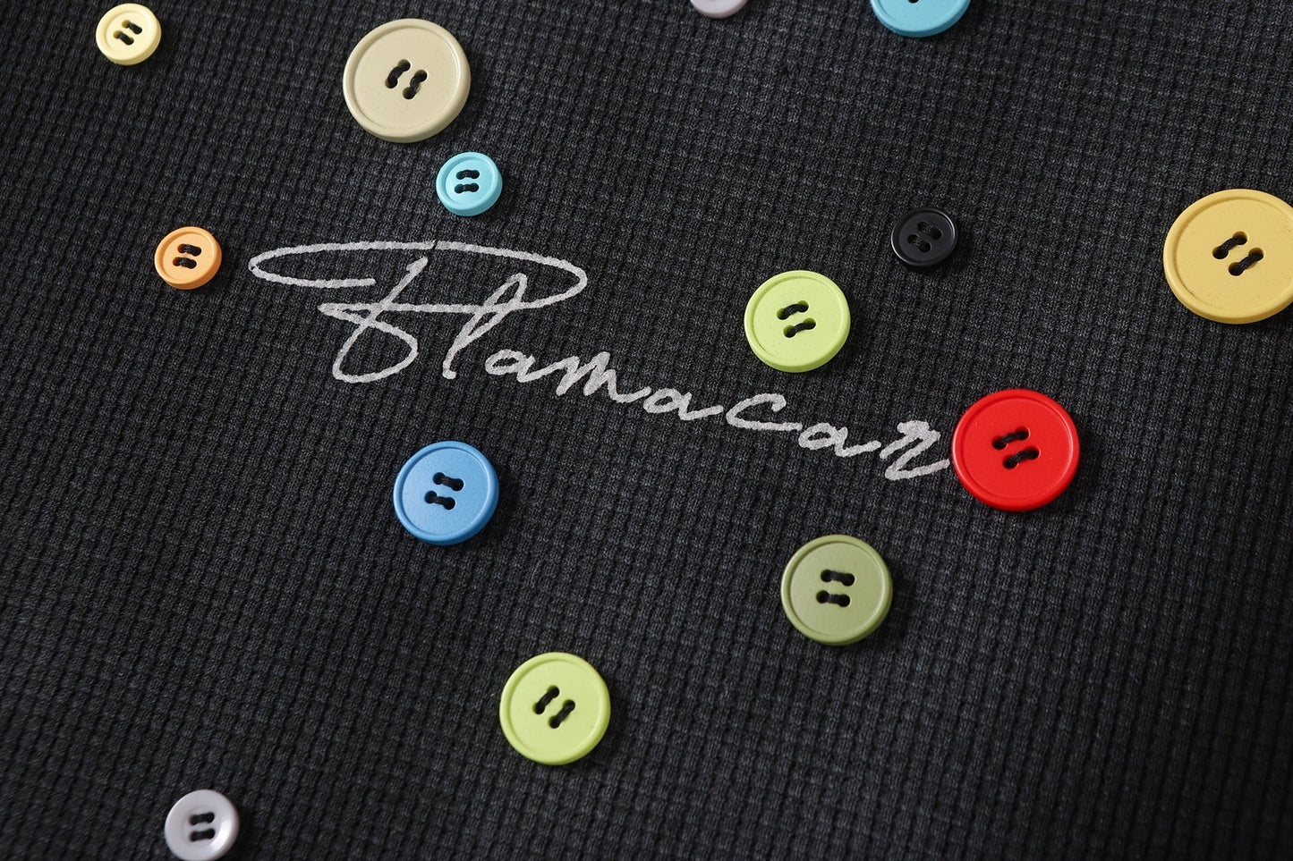 Chromatic Button Grid Tee