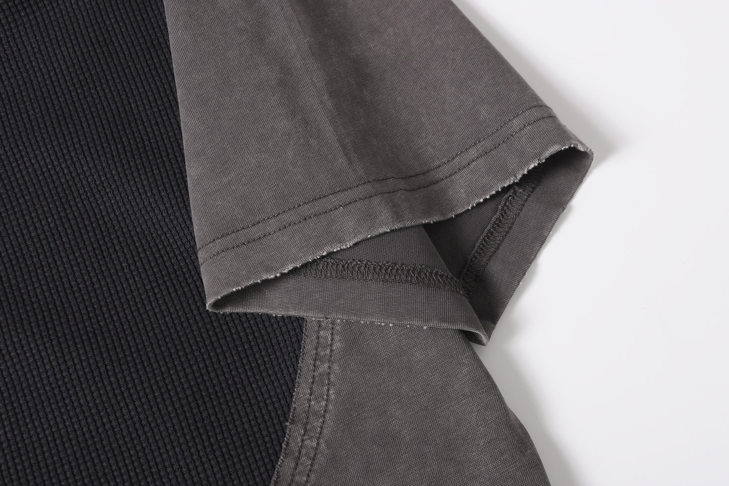 Contrast Zip Pocket Oversized T-Shirt