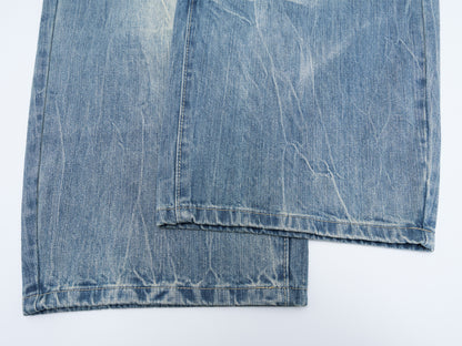 Loose Fit Washed Jeans
