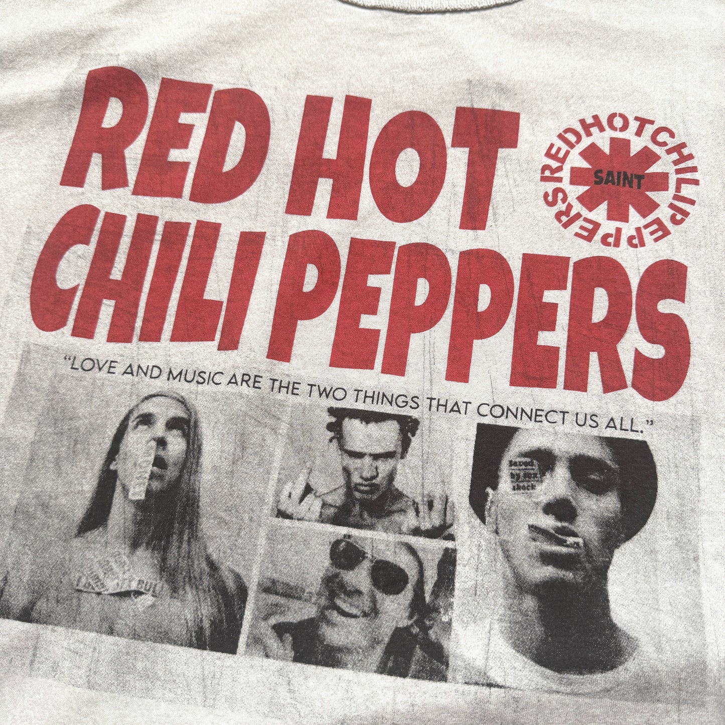 Red Hot Chilli Peppers White Graphic T-Shirt