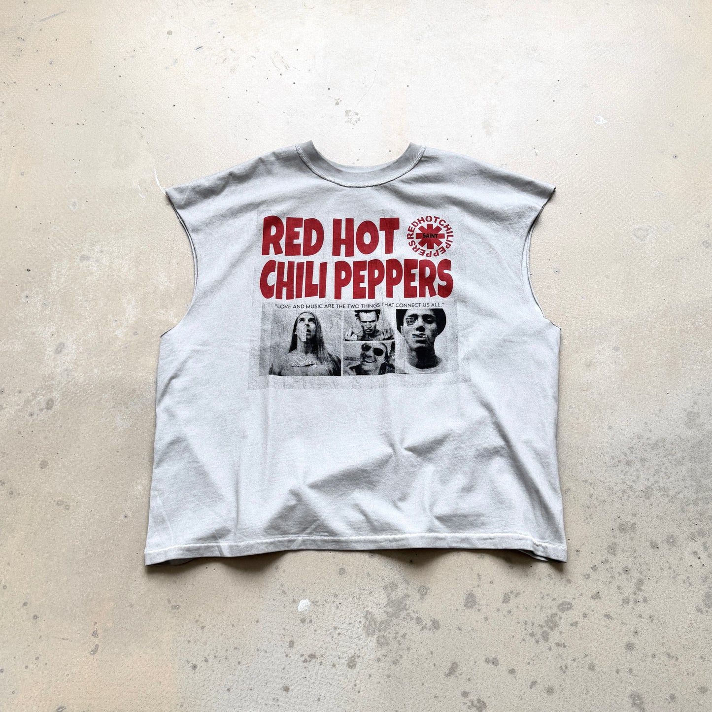 Red Hot Chilli Peppers White Graphic T-Shirt