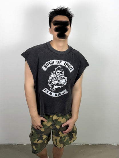 Iron Brotherhood Raw Edge Muscle Tee