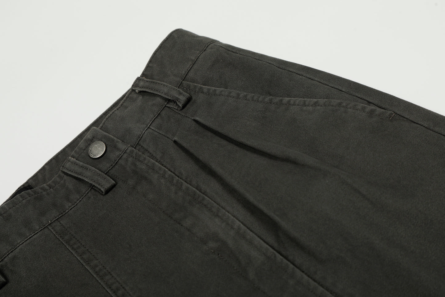 Frontier Obsidian Pleat Wide Trousers