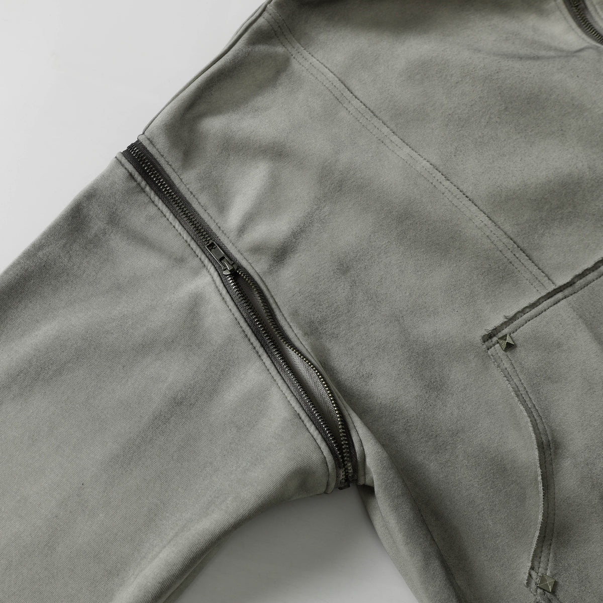 Rivet Zip Hoodie