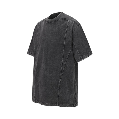 Acid Wash Seam Detail Oversized T-Shirt