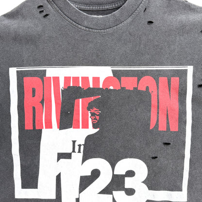 Rivington 123 Distressed Washed Black T-Shirt