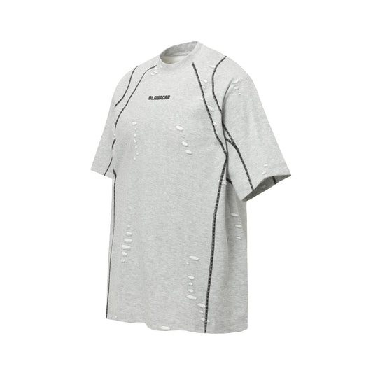 Scarline Distress Seam Tshirt