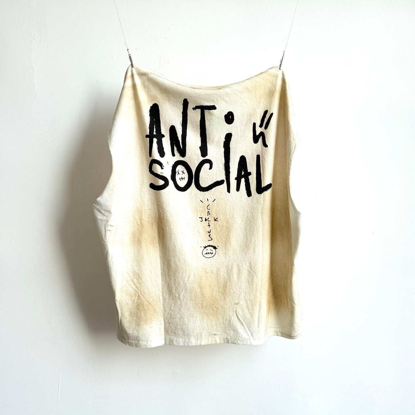 Rebel World Raw Edge Cream T-Shirt