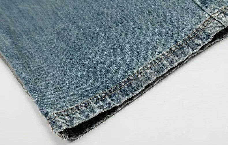 Printed Baggy Jeans