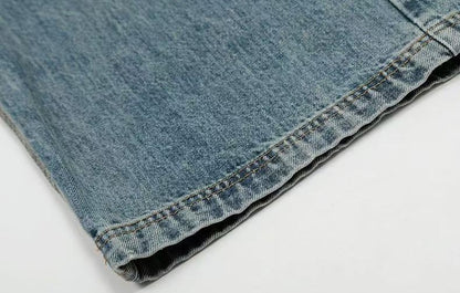 Printed Baggy Jeans