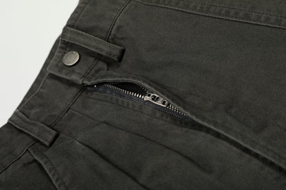 Frontier Obsidian Pleat Wide Trousers