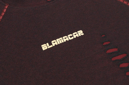 Scarline Distress Seam Tshirt