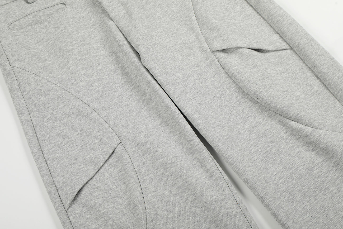 Arc Panel Wide-Leg Sweatpants