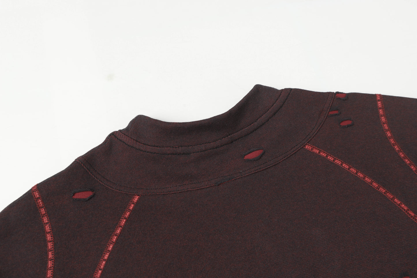 Scarline Distress Seam Tshirt