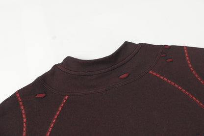 Scarline Distress Seam Tshirt