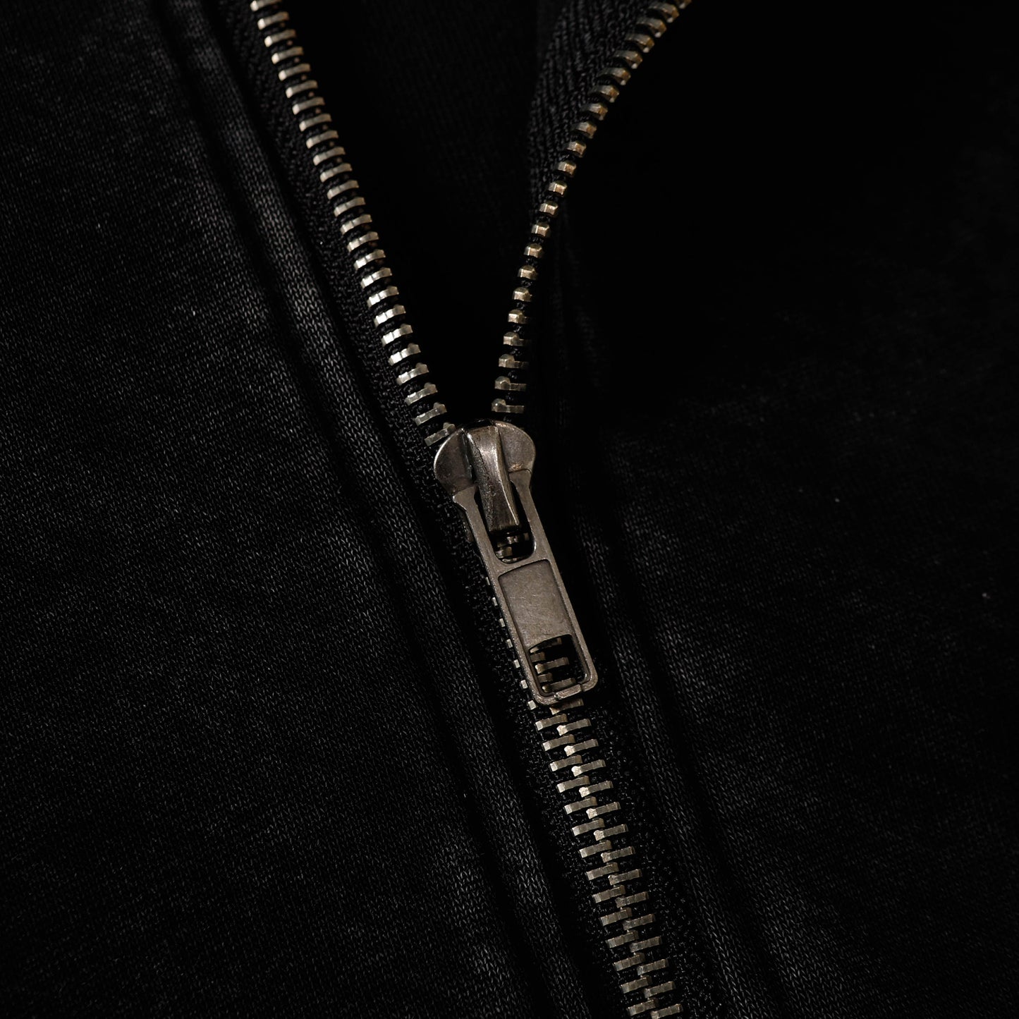 Vintage Wash Studded Zip-Up Hoodie