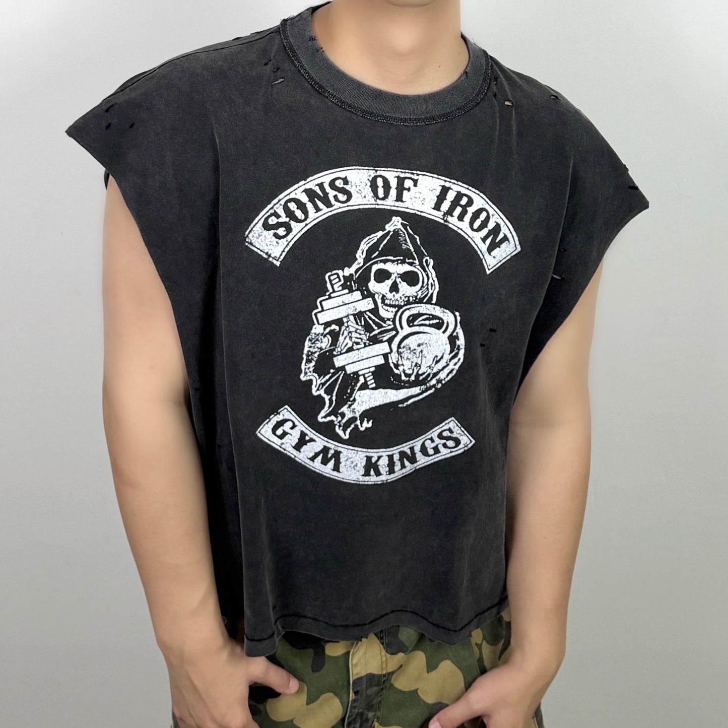Iron Brotherhood Raw Edge Muscle Tee