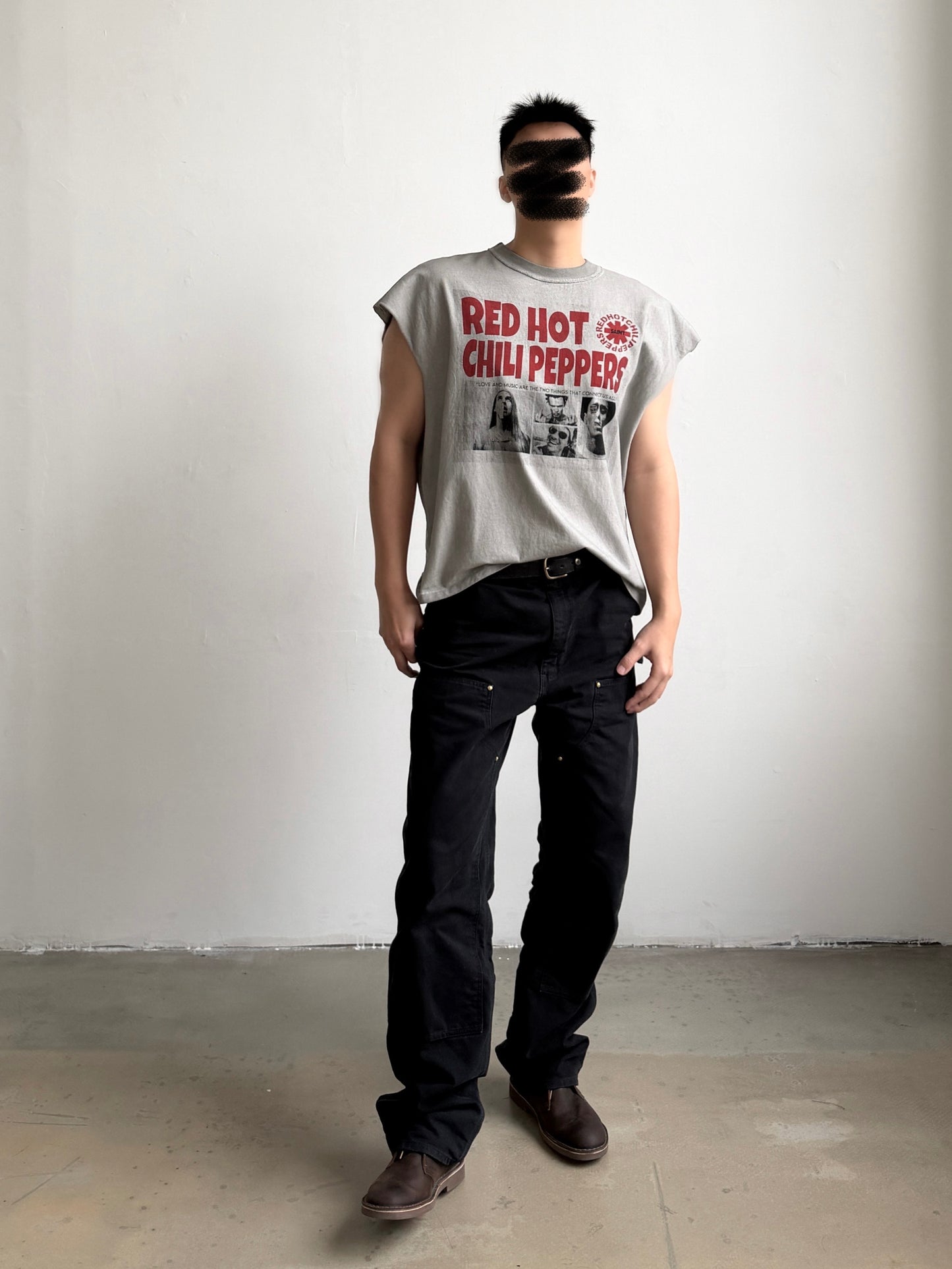 Red Hot Chilli Peppers White Graphic T-Shirt