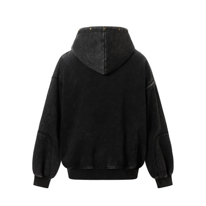Rivet Zip Hoodie
